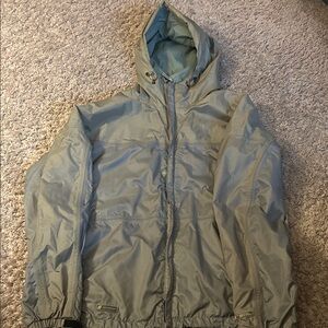 Stearns Men's Green Hooded Raincoat